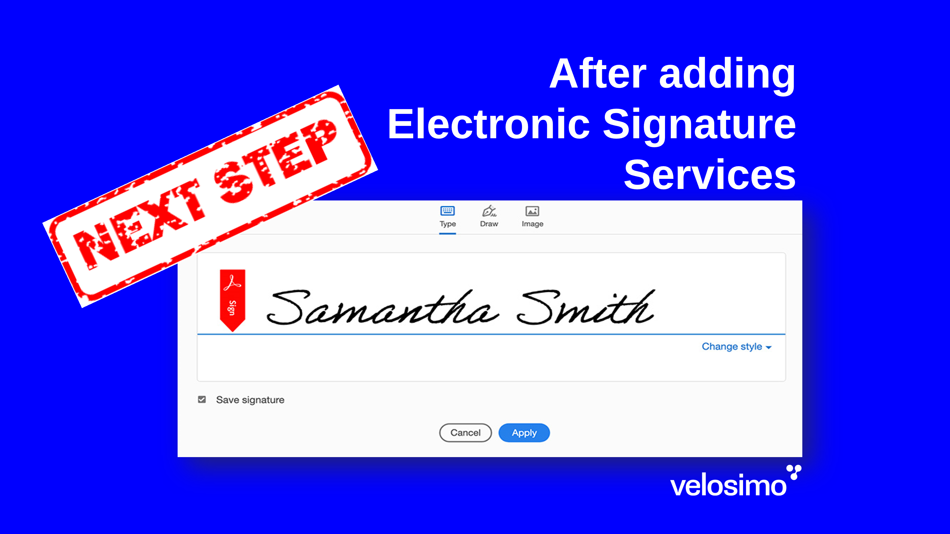 Help Center - How do I update electronic signature?